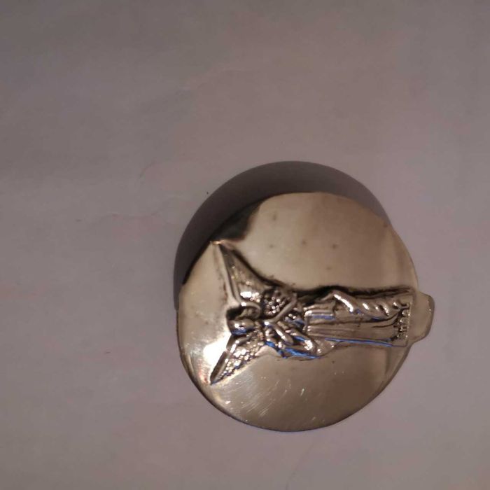 Caixa em prata com o anjo da guarda