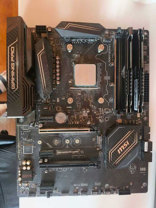 Zestaw Ryzen 7 5800X + MSI B350 Pro Carbon + 16GB ram 3200 MHz