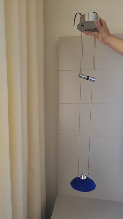 Candeeiro de teto em vidro murano