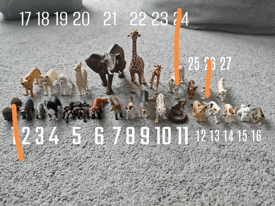 ### zwierzęta Schleich Collecta na sztuki