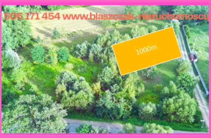 Działka od 1000 m2 Majdan Mostówka, Wołomin media