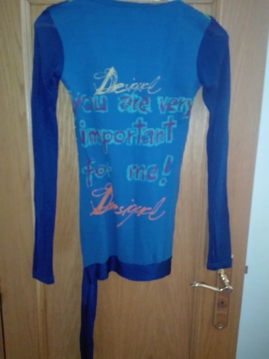 Camisolas Desigual, Esmara by Heidi Klum e Benetton, casaco Primark