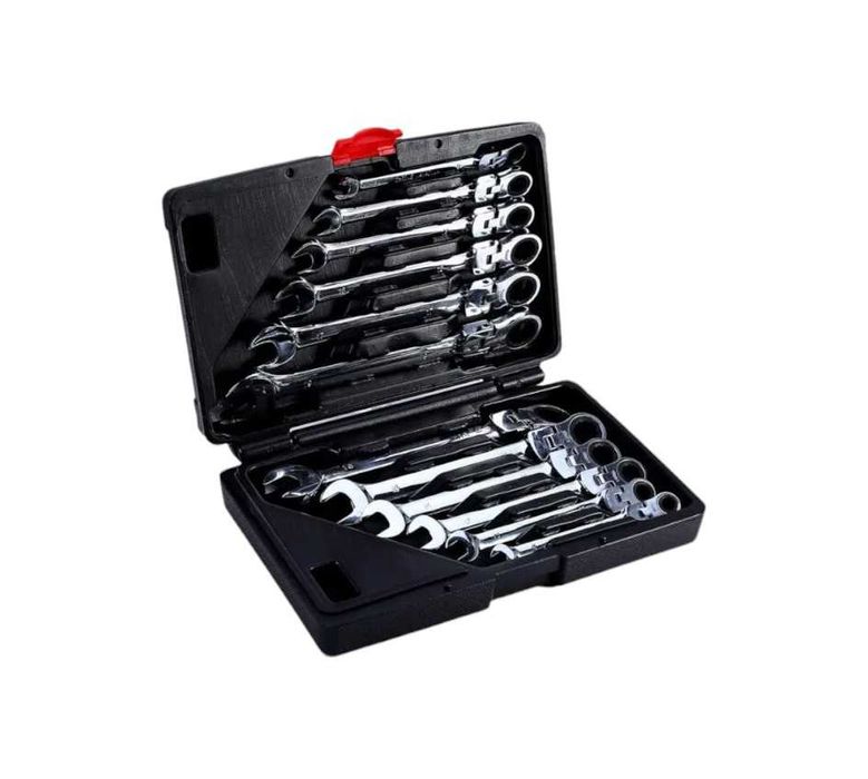 Набір ключів 12 штук 8-19 мм Kraft&Dele KD11304 ріжково-накидні