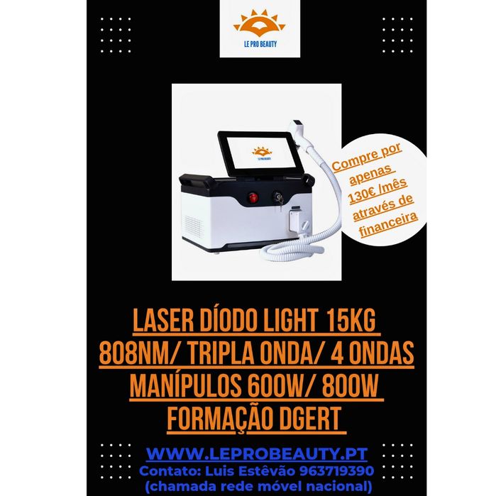 Laser Diodo Tripla onda 15 kg + 2 anos garantia + Curso DGERT
