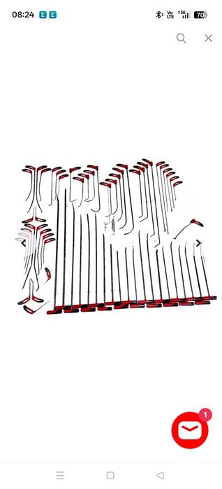 Łyzki,druty pdr,duży set 62szt