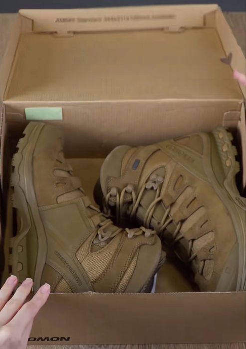 Берці Quest 4D Gore-Tex Forces 2 EN High Coyote Brown Solomon нові чоловічі є всі розміри для будь яких завдань