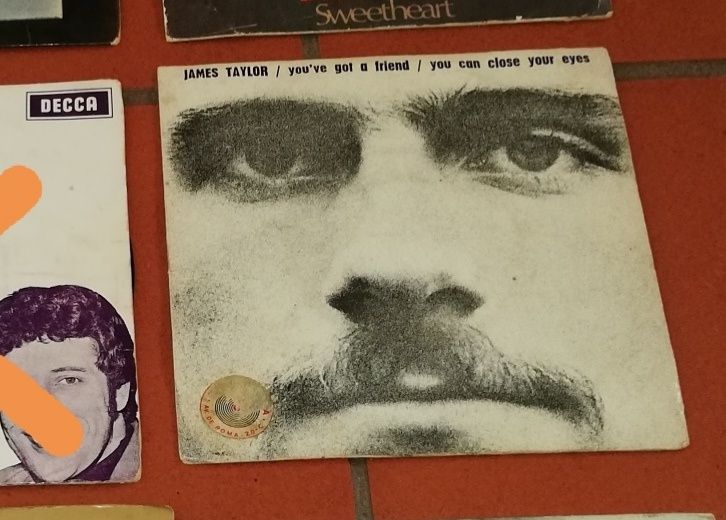 Discos vinil pequenos