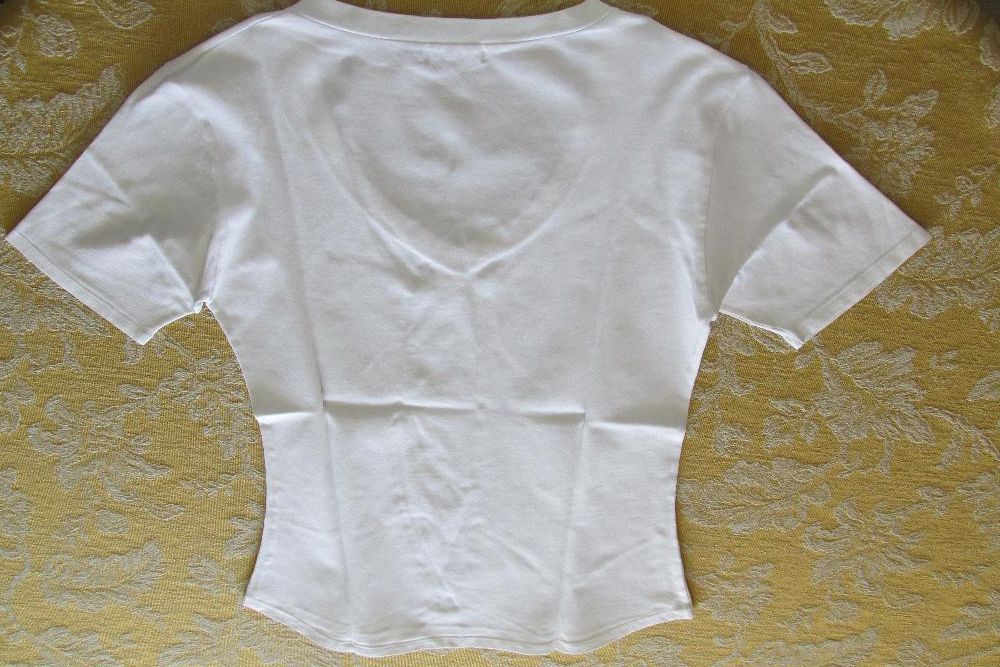 T-shirt branca da Zara