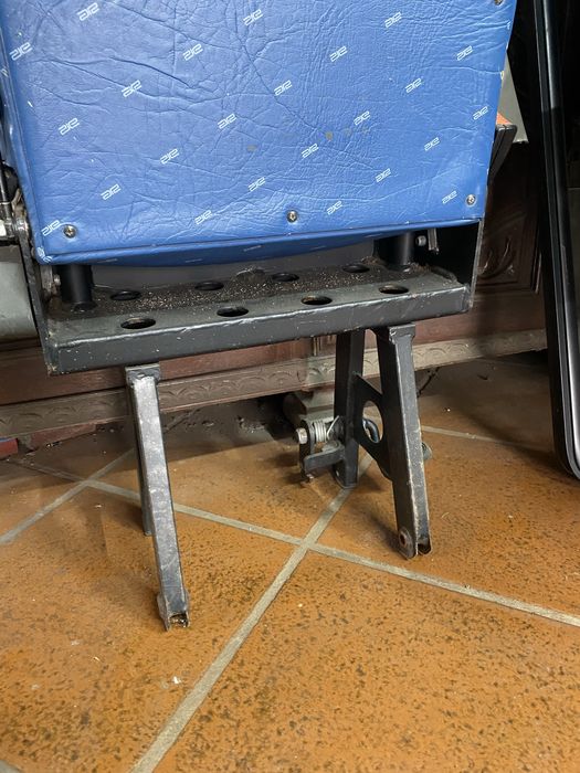 Banco retrátil ambulância