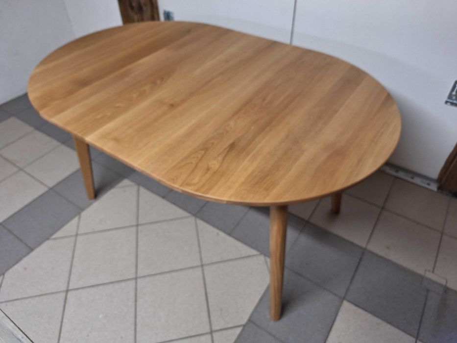 Stół dębowy rozkładany fi 90cm rozkładany do 190cm - do nabycia od zaraz.