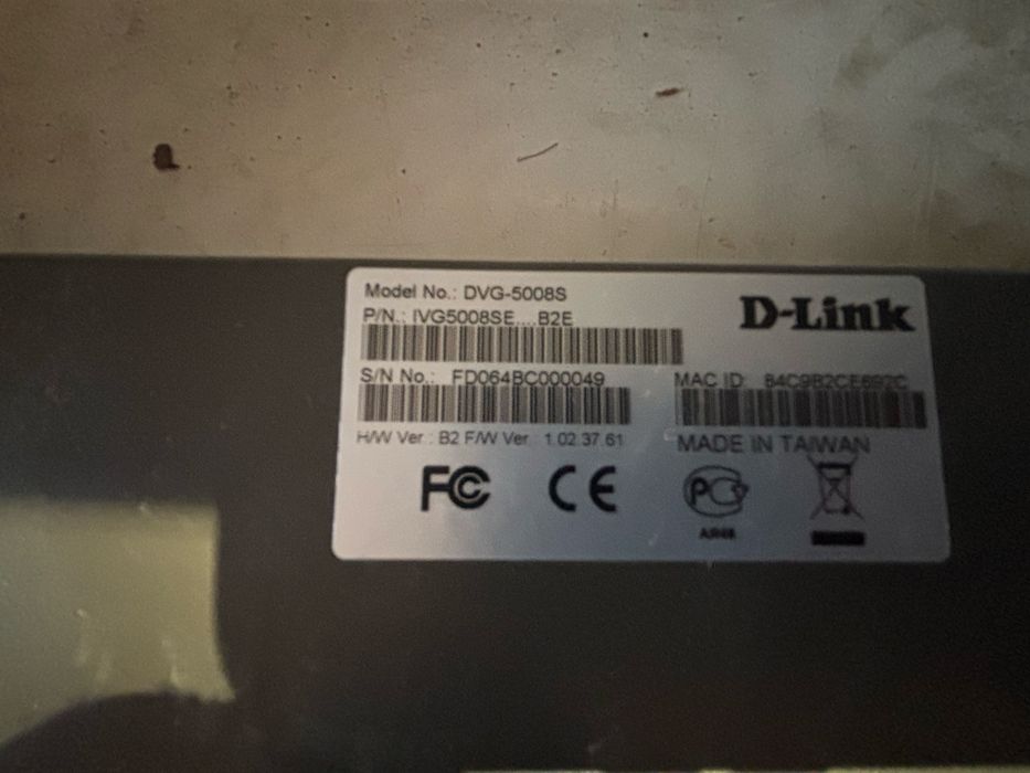 D-Link DVG-5008S Шлюз VoIP 8xFXS порту