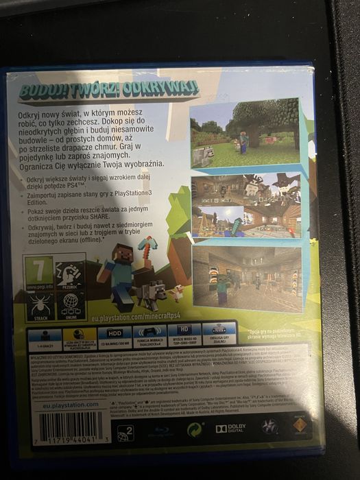 Minecraft Playstation 4 Edition na ps4