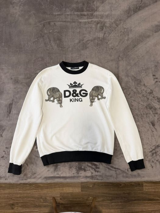 Dolce & Gabbana D&G King світшот, оригінал, Made in Italy, розмір M