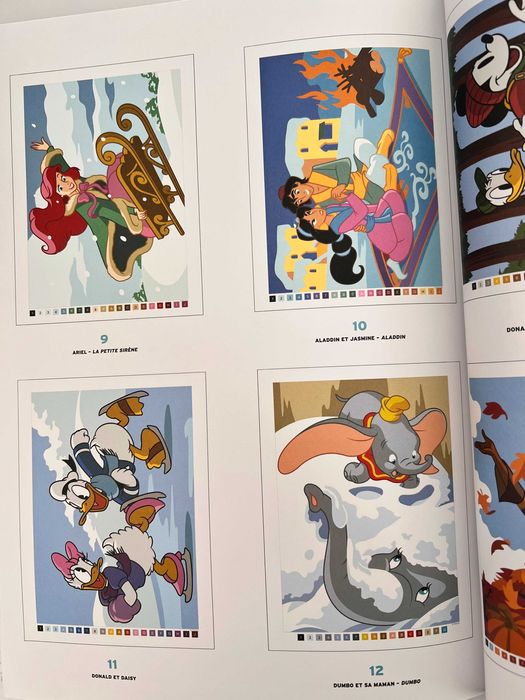 Розмальовка Дісней по номерам оригінал польське видання Pory roku