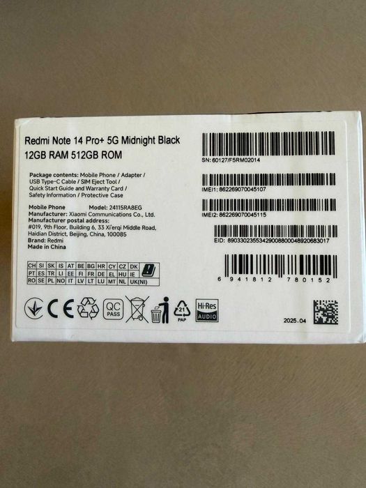 Xiaomi Redmi Note 14 Pro plus