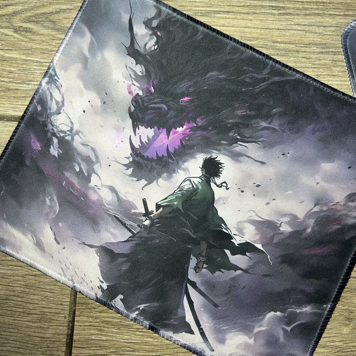 Килимок для миші, гарний, фіолетовий з малюнком