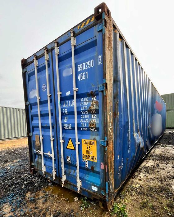 Contentor Marítimo 12 Metros Altura Extra (40 pés HC)
