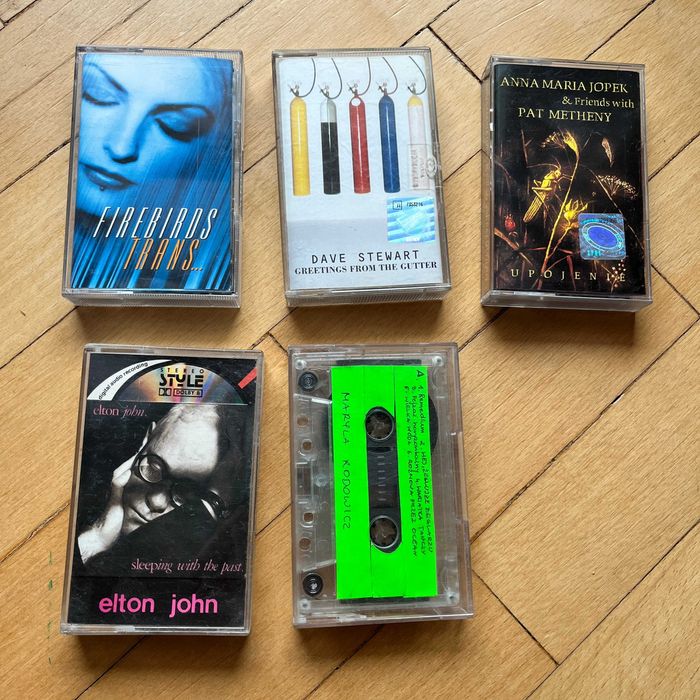 Kasety magnetofonowe 5+5 szt PRL