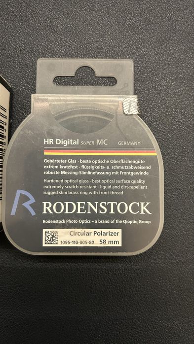 Filtro Polarizador Circular Rodenstock HR Digital Super MC 58mm