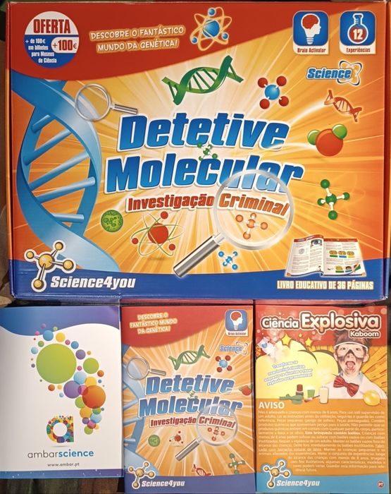 Kit Detetive Molecular Sience4you (como novo)