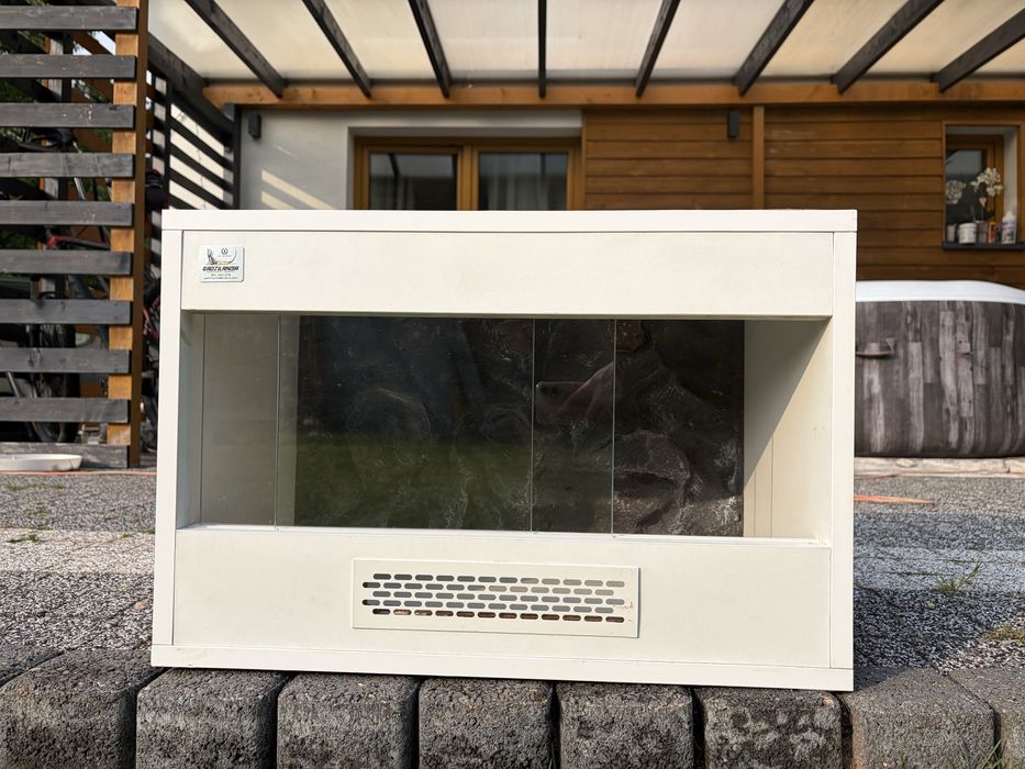 Terrarium dla gekona.