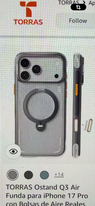 Torras Ostand Q3 Iphone 17 pro