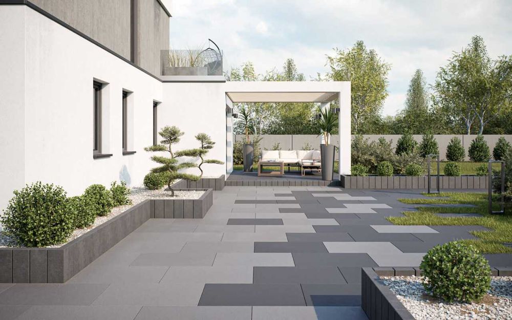 Płyta ENTRADA 90x60 antracyt firmy BRUK SA