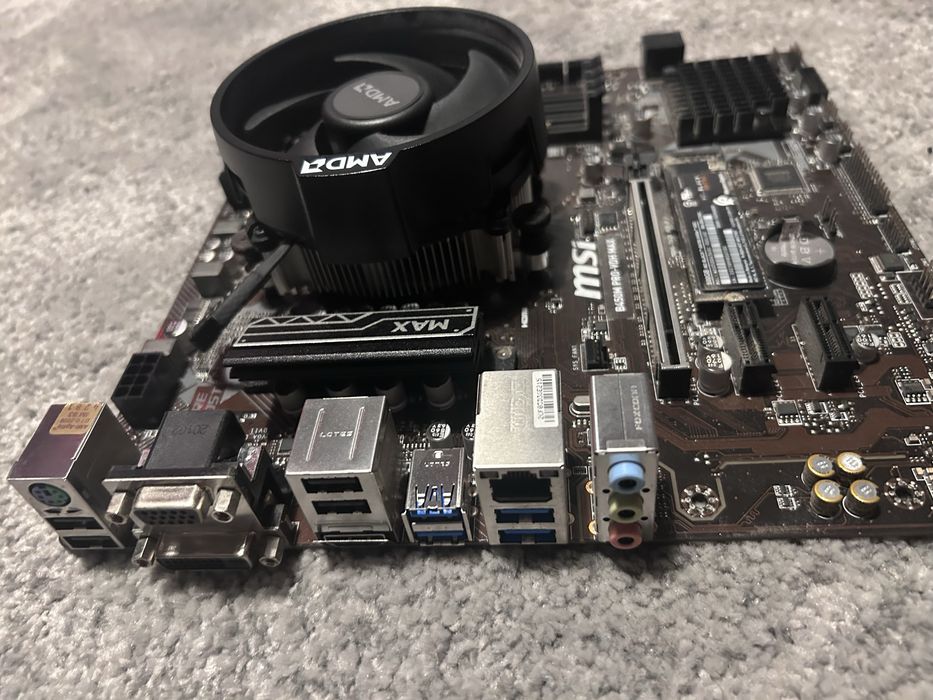 processador ryzen + motherboard + cooler