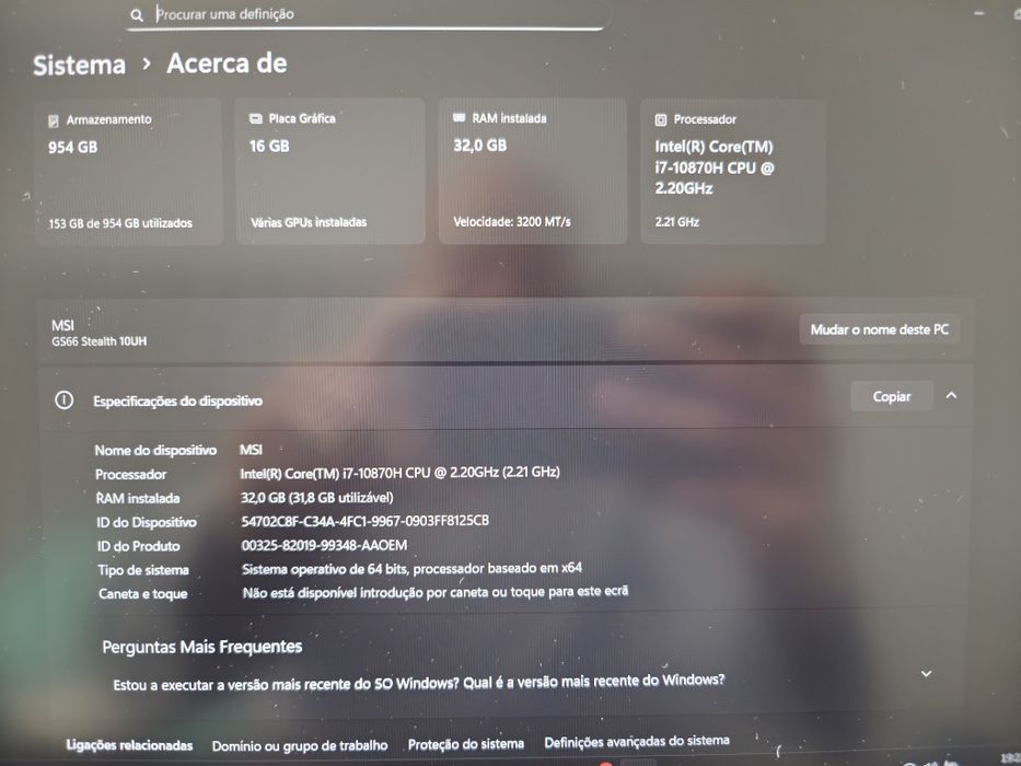 Msi Stealth GS66 i7 rtx 3080 16gb