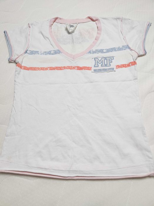 * Tshirt bawełniany *Miss Fiori Angels Biały *Wyjątkowy