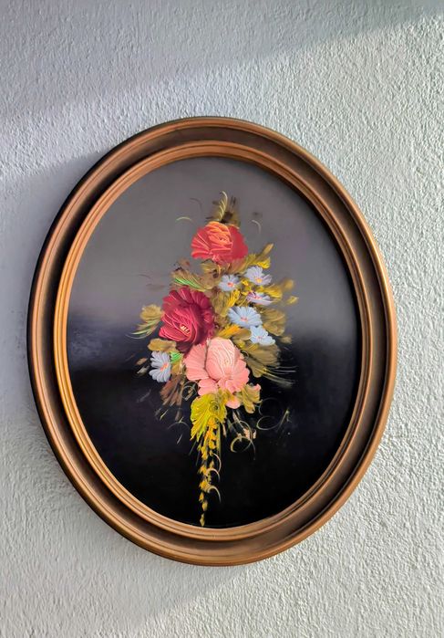 Quadro Oval a òleo