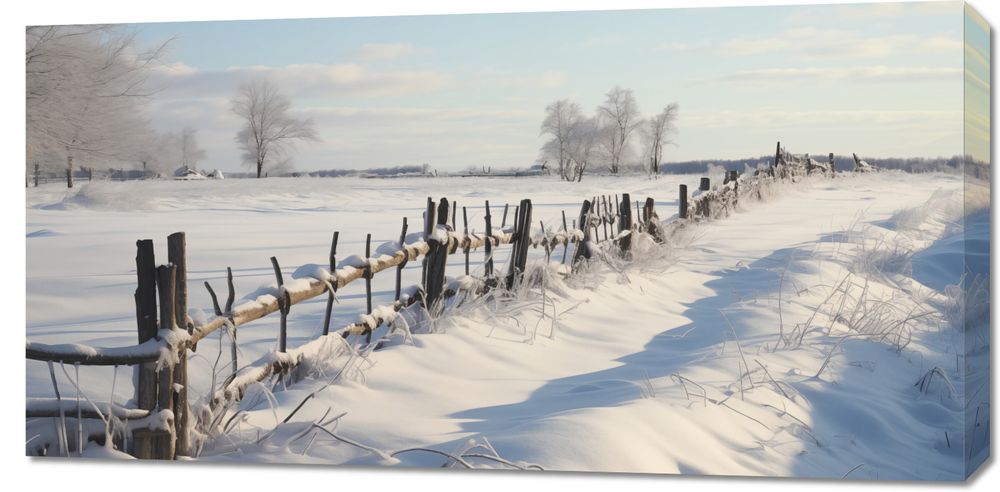 Obraz 100x50cm Spokój Śnieżnej Krainy