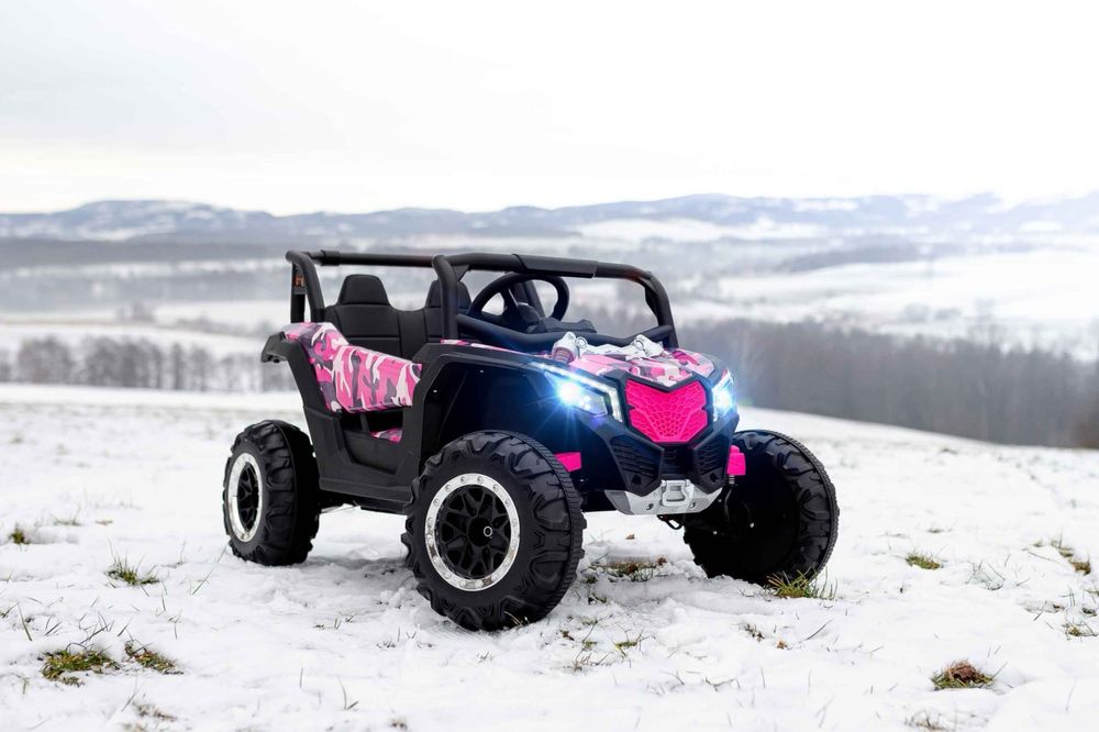 MOCNY UTV Quad 4X45 watna akumulator LED-Y pilot skóra auto samochód