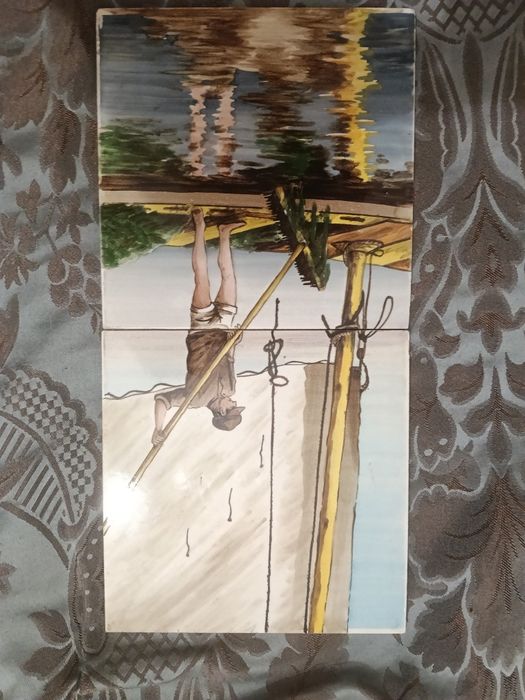 Original Antiga – Pescador de Aveiro – azulejo Aleluia