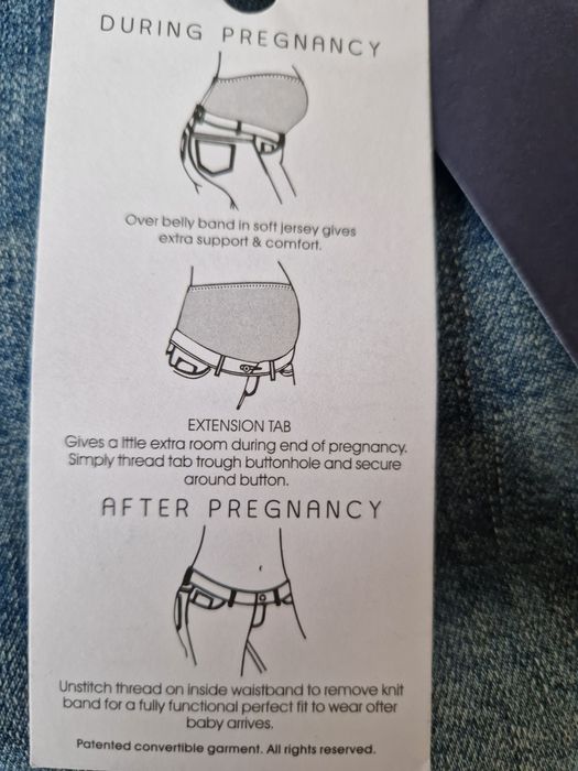 Jeansy ciążowe, Forever Fit