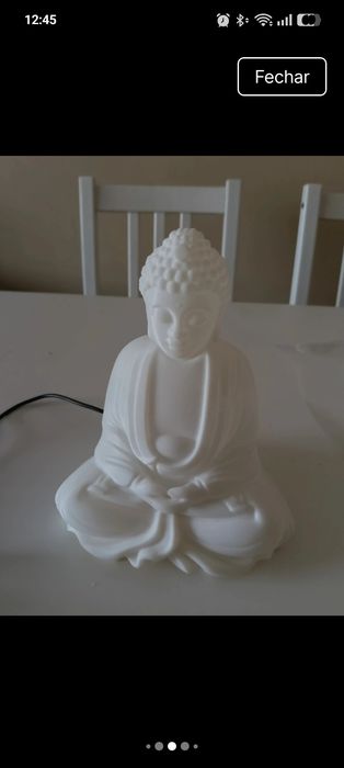 Luminária Buda iluminado