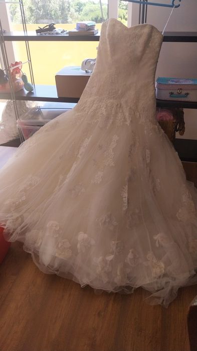 Vestido Noiva como Novo e acessórios