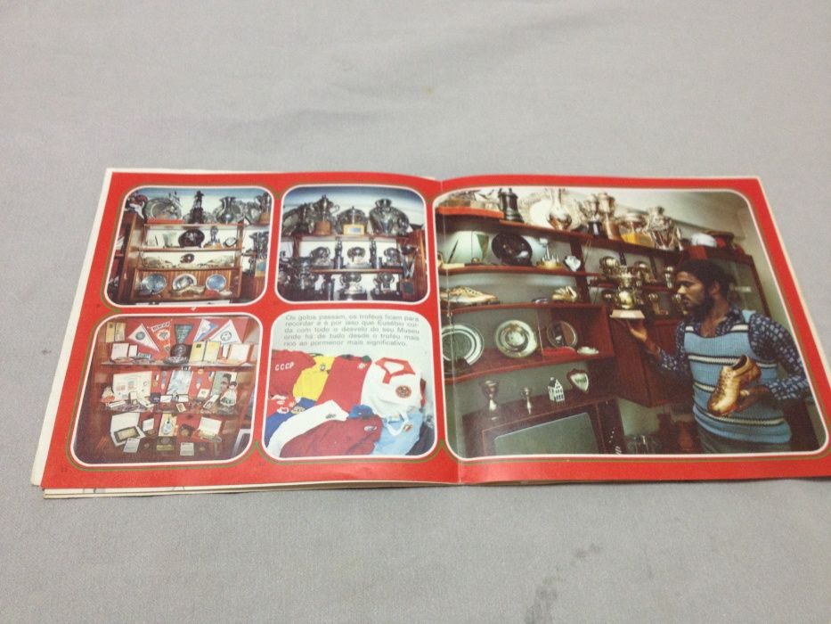 Disco de Vinil EUSÉBIO BOTA DE OURO (1973) e a equipa "os invencíveis"