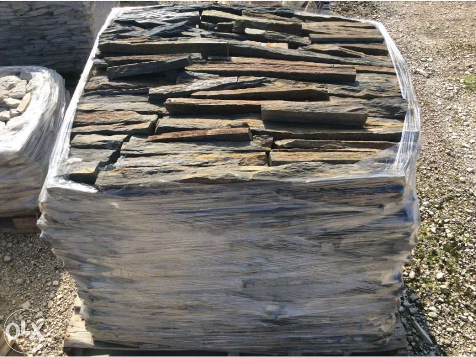 Taco xisto sobrepor tiras rústicas