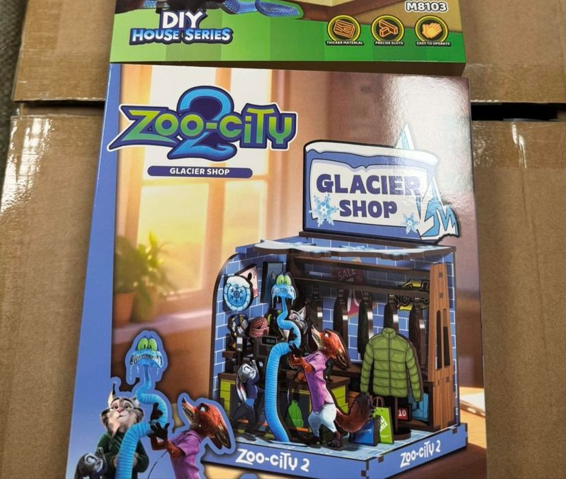Zestaw klocki zootopia dla dzieci