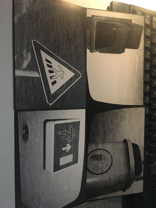 5 postais da campanha: Torne-se visível. Envie-me a um amigo - P/B