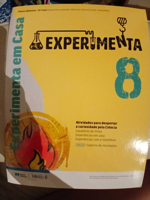 Fisico-Quomica Experimenta 8 - Caderno Atividaddes