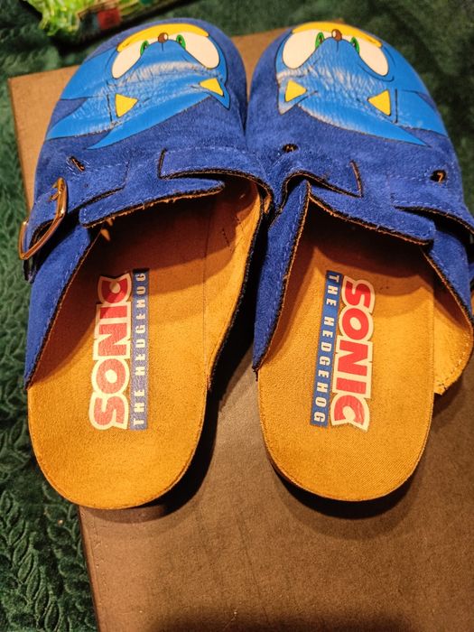 Jak nowe kapcie laczki klapki na lato Sonic  31  skórzane hm H&m