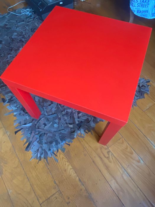Mesa Vermelha IKEA LACK64751303582467121