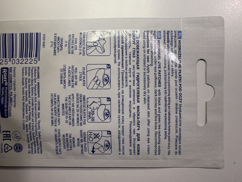 Płatki pod oczy perfecta