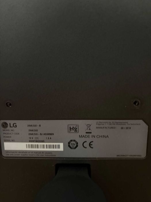 Monitor LG 29WL500-B IPS 29" UW-UXGA 21:9 75Hz FreeSync [2020]