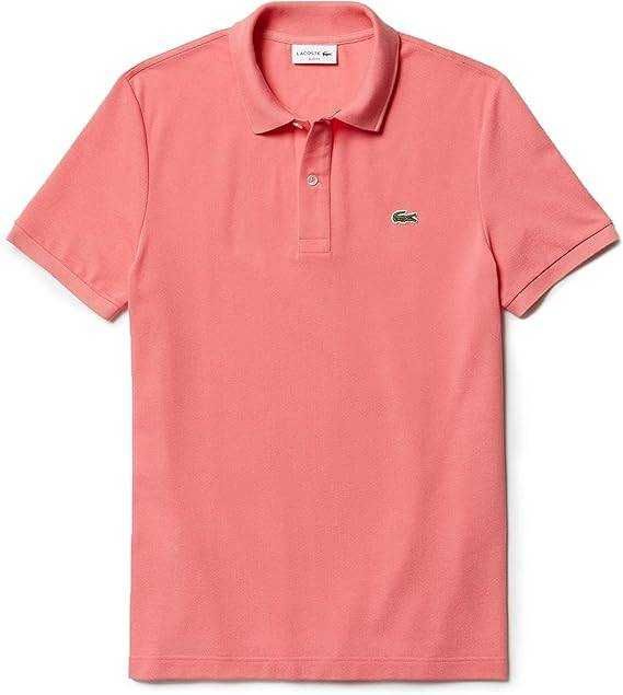 Koszulka polo LACOSTE PH4012.00.F9C SlimFit |FR 5, US L | Koralowy
