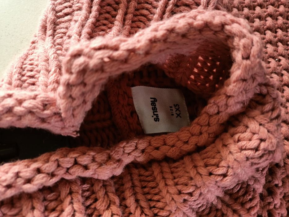 Sweter Sinsay brudny róż