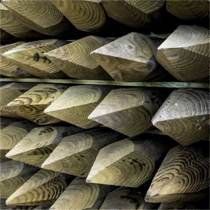 Palisada drewniana sosnowa 6x150cm paliki impregnowane Zamość raty
