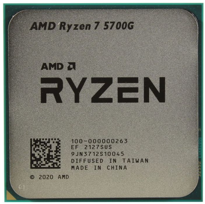 Процессор AMD Ryzen 7 5700G (3.8GHz 16MB 65W AM4) Tray